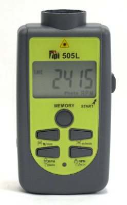 505L Digital Laser/Contact Hand Tachometer