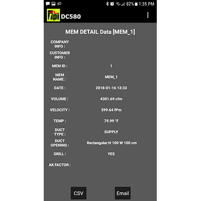 DC580 App Screenshot Readings WP